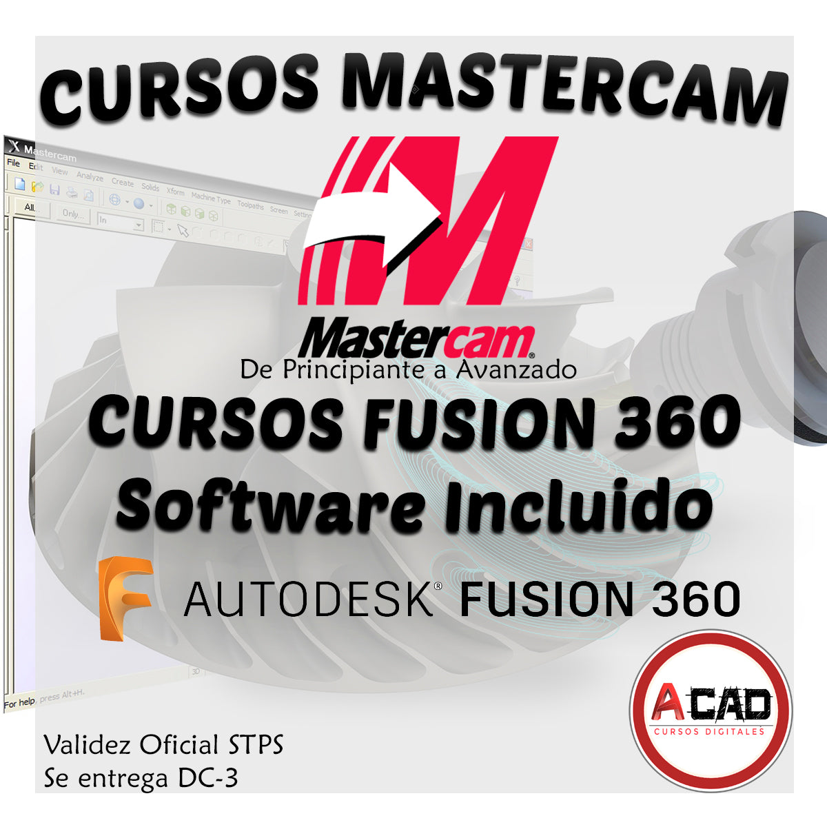 Curso Premium MASTERCAM: DE PRINCIPIANTE A AVANZADO